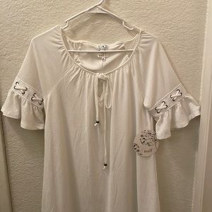 NAÏF white FLOWY dress